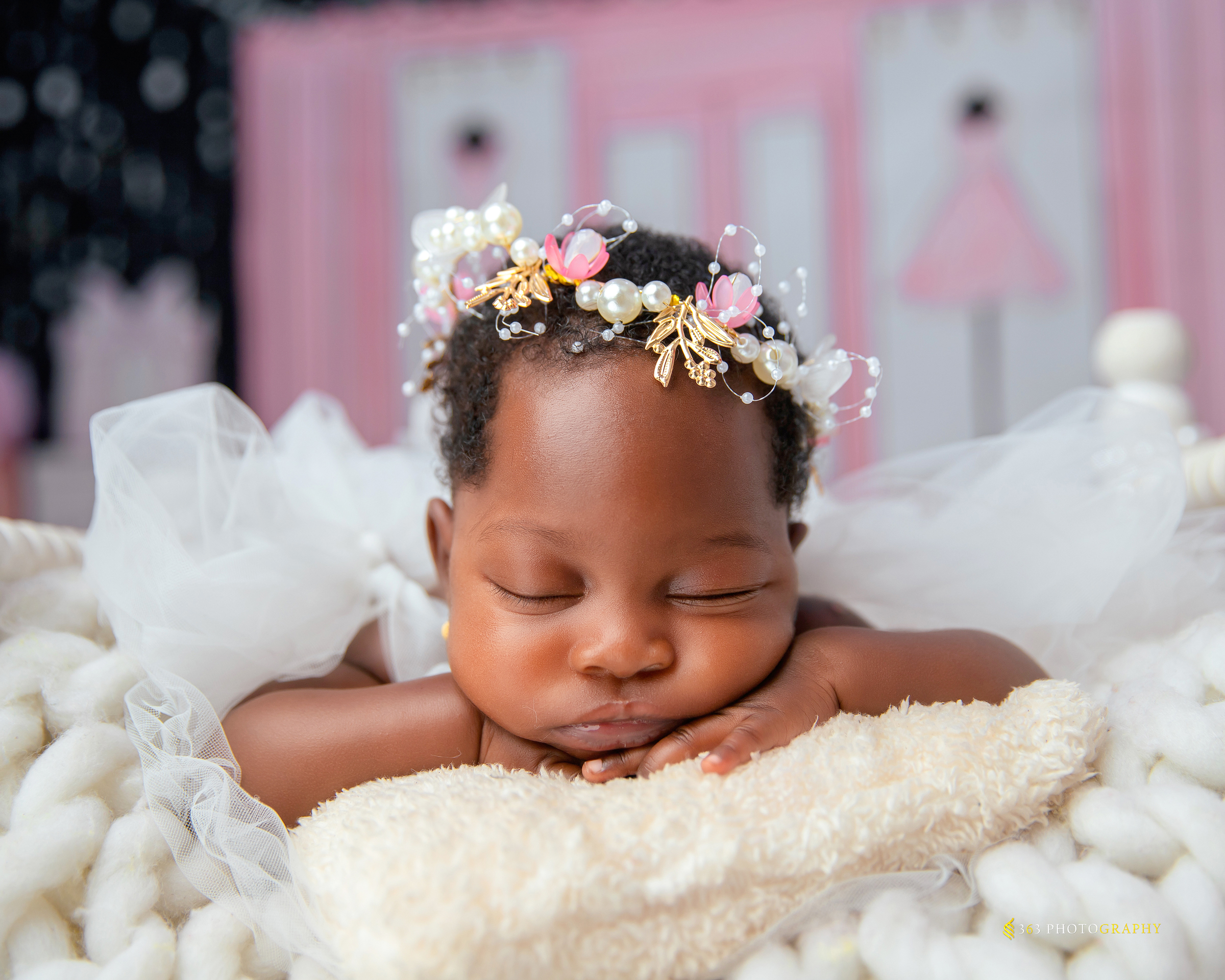 Newborn portrait session